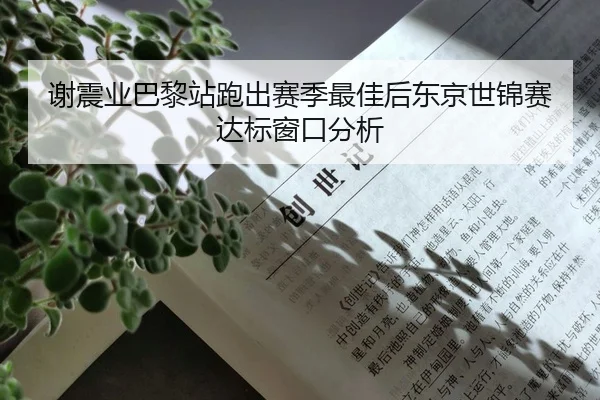 谢震业巴黎站跑出赛季最佳后东京世锦赛达标窗口分析